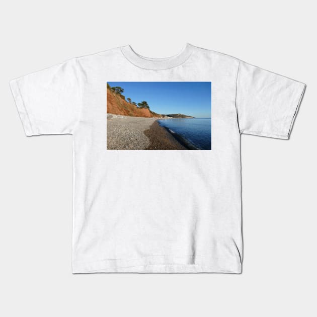 Seaton, Devon Kids T-Shirt by Chris Petty